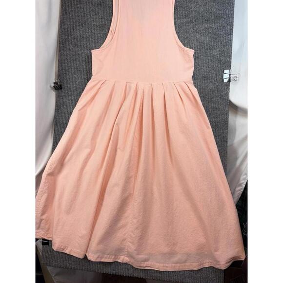 Vtg 80s Pinot Noir Women's Dress Sz S Peachy 100% Cotton Cottage Core Trad Wife - Picture 6 of 9